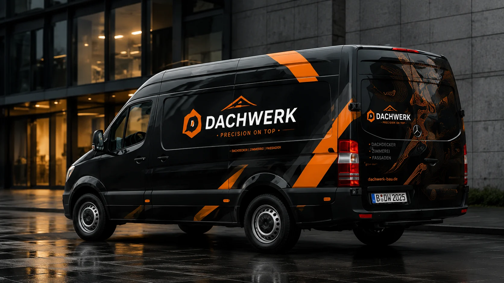 Fiktive Fahrzeugdesign-Konzeptstudie Dachwerk Berlin